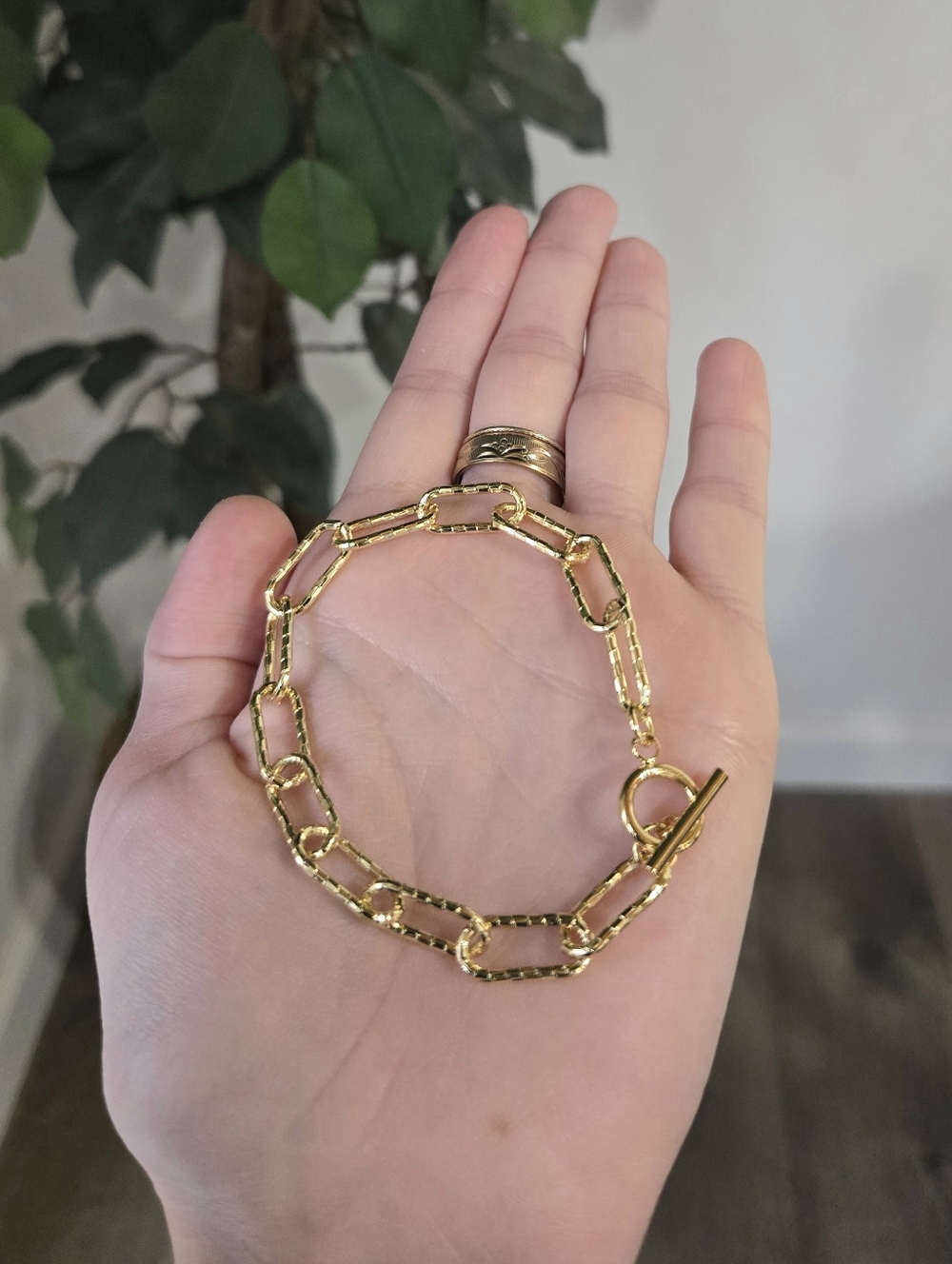 18k Gold Link Bracelet
